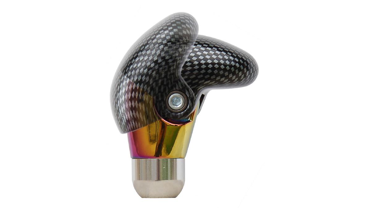 Simoni+Racing+Pommeau+Shake+-+Rainbow+Aluminium+%2B+Carbon%C3%A9